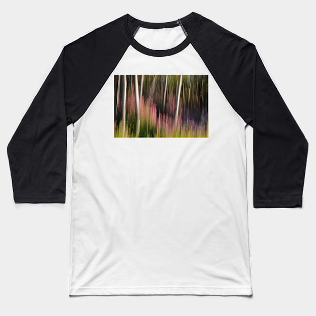 Forest Illusions- Crescendo at Dawn Baseball T-Shirt by Whisperingpeaks